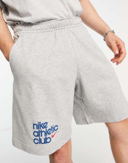 Nike Club Logo Shorts Grey