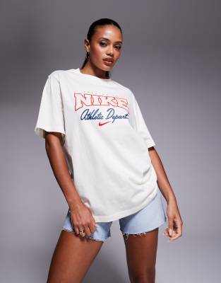 Nike Athletic Department graphic t-shirt in white - view 1