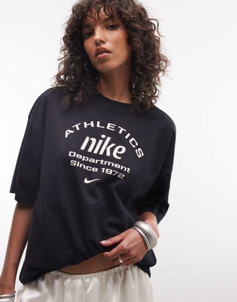 Nike Athletic Dept oversized T-shirt i sort - view 1