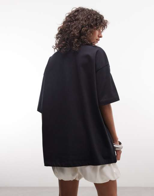 Nike Athletic Dept oversized T-shirt in zwart, 3 van 4