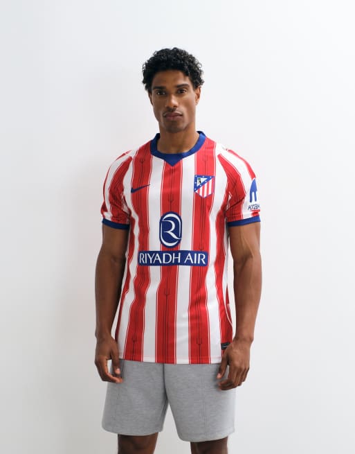 Nike Athletico Madrid 26/27 maglia home Stadium a righe bianche e rosse, 3 di 5