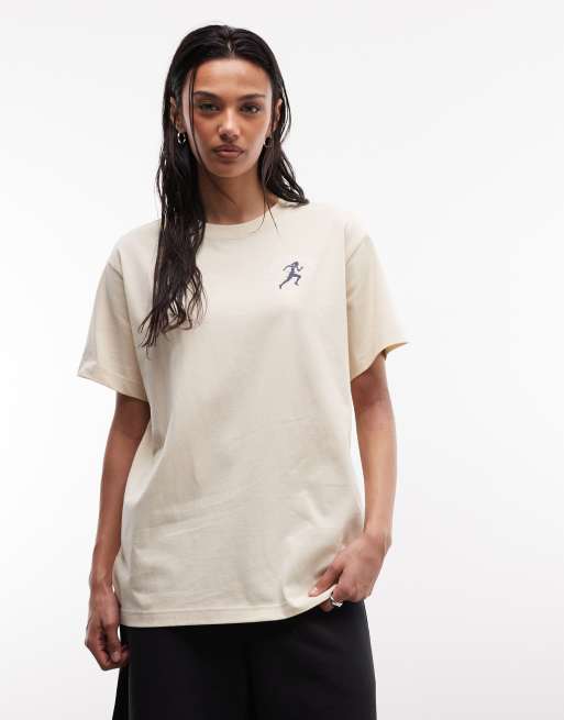 Nike Athletics - Beige T-shirt med grafik, 3 af 4