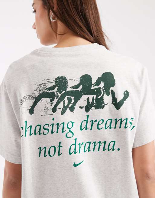 Nike Athletics graphic t-shirt in grey, 3 of 4