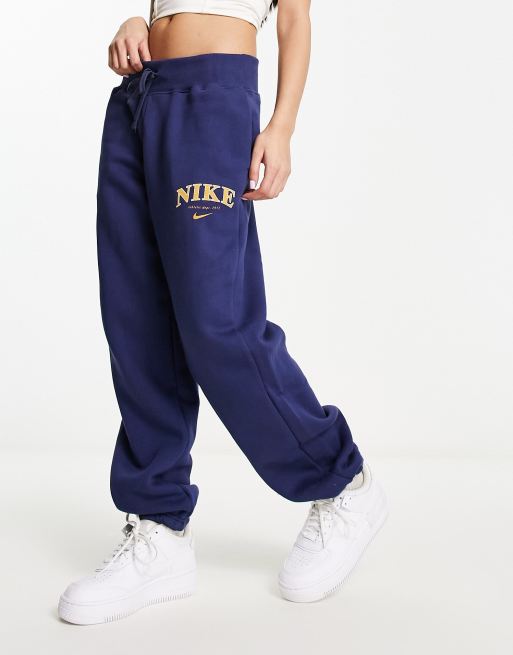 Pantalon de jogging en polaire à teinture naturelle Classics in Hoops Blue  F23