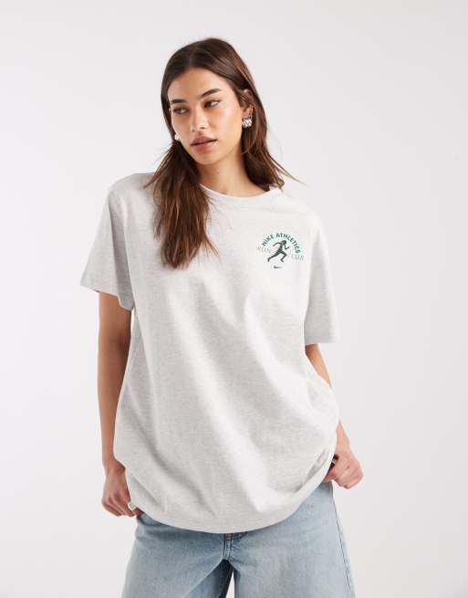 Nike – Athletics – Szary T-shirt z grafiką, 2 z 4