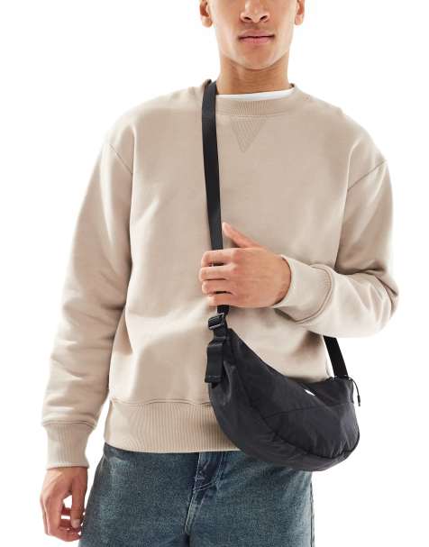 Nike Aura Crescent crossbody bag in black - view 1