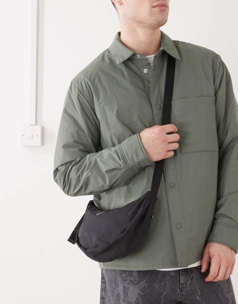 Nike Aura Crescent crossbody bag in black - view 1