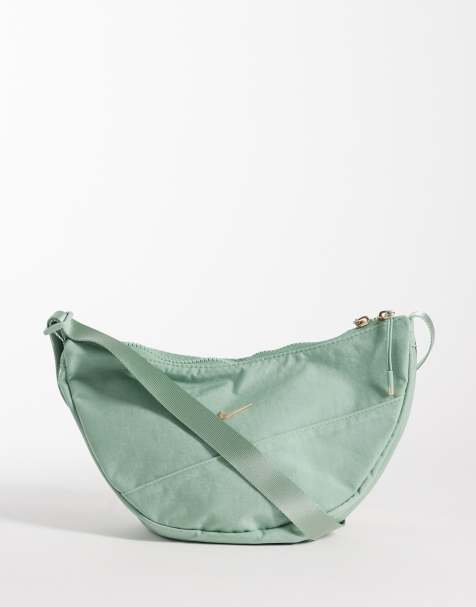 Nike Aura crescent crossbody bag in green - view 1