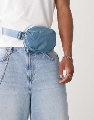 Nike Aura fanny pack in dark blue - view 1