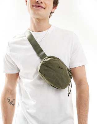 NIKE AURA FANNY PACK IN OLIVE-GREEN