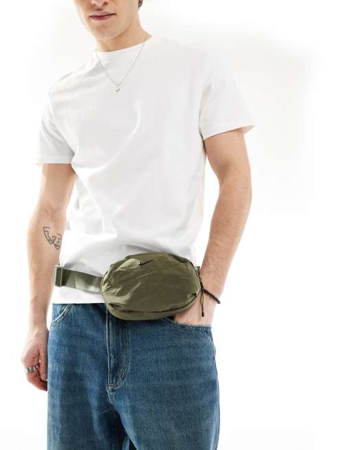 Nike Aura fanny pack in olive ASOS
