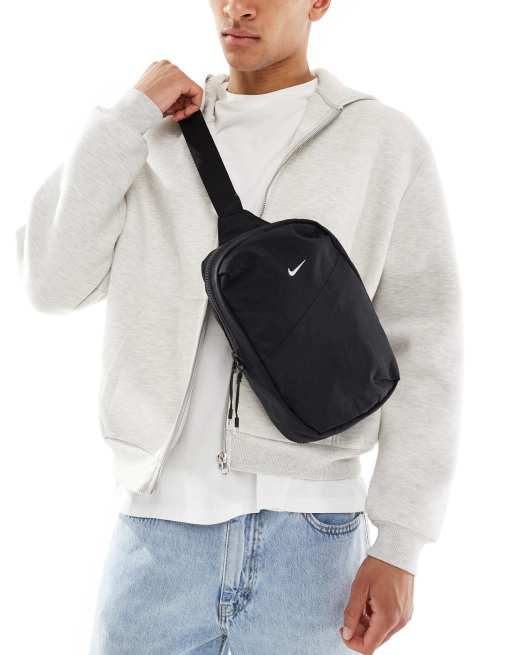 Nike Aura rectangle crossbody bag in black