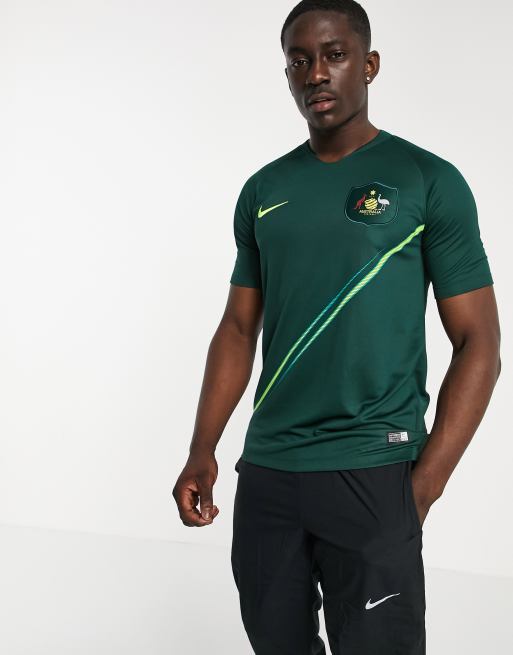 Nike green football shirt hotsell