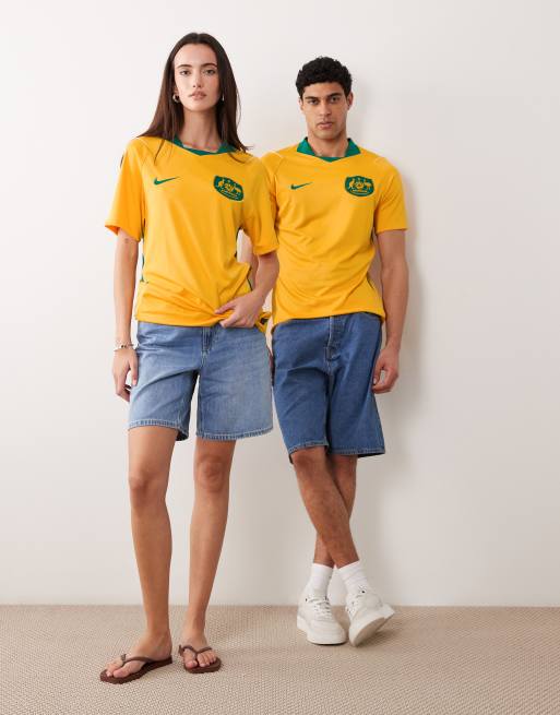 Nike Australia World Cup 26 home jersey in yellow, 2 of 4