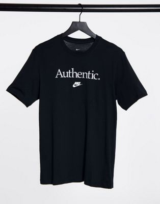 Nike Authentic branding t-shirt in 