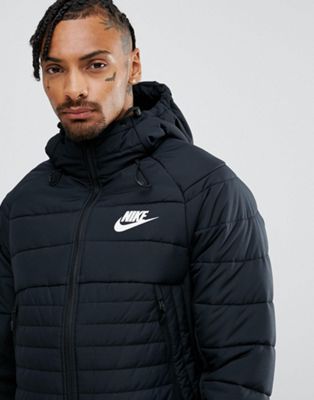 Nike AV15 Padded Jacket With Hood In 