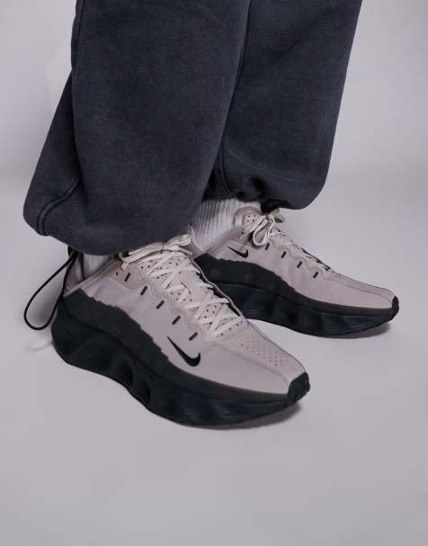 Nike Ava Rover reflective trainers in black and grey - view 1