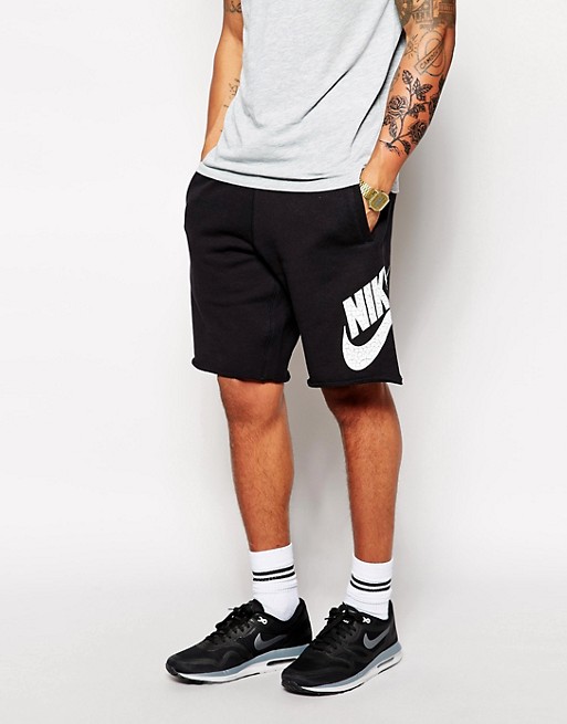 Nike | Nike AW77 Sweat Shorts With Large Logo