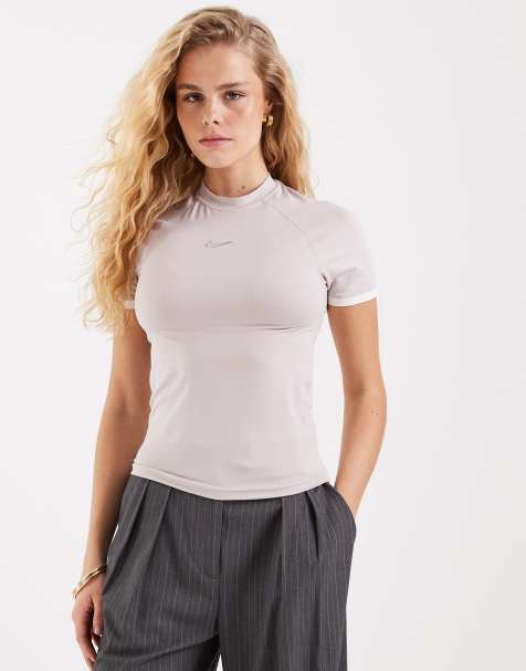 Nike baby tee in lilac  - view 1