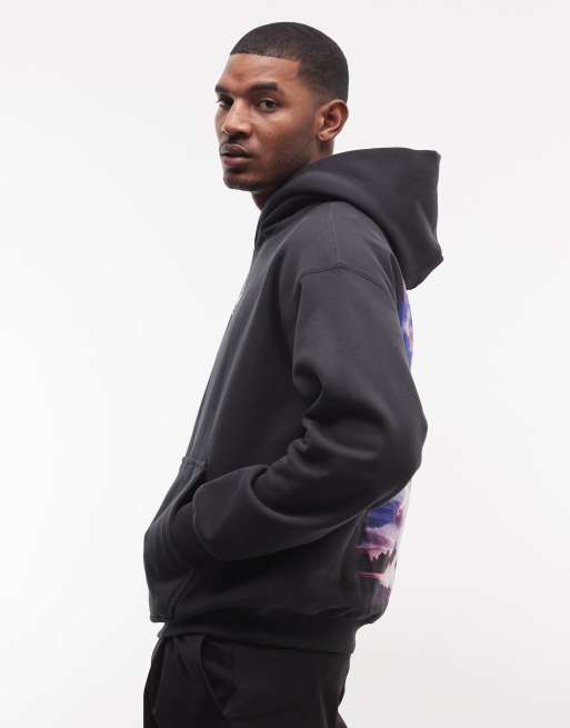 Nike back graphic hoodie in black , 5 of 5