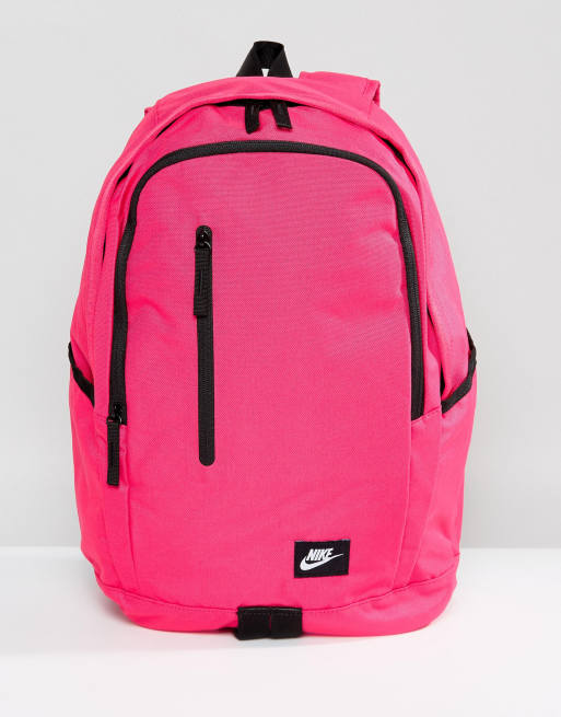 girls pink nike backpack