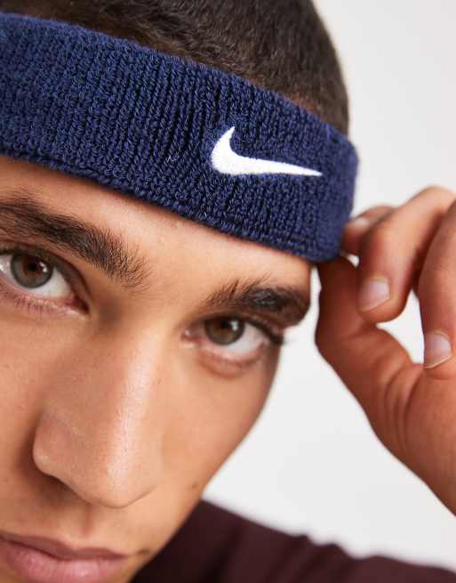Nike - Bandeau classique à logo - Bleu marine, 2 de 3