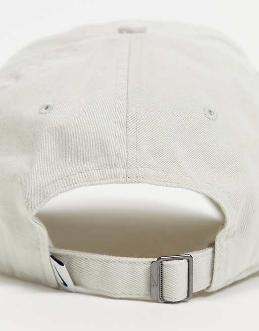 Nike baseball cap in off white with swoosh print | ASOS Nike baseball cap in off white with swoosh print | ASOS