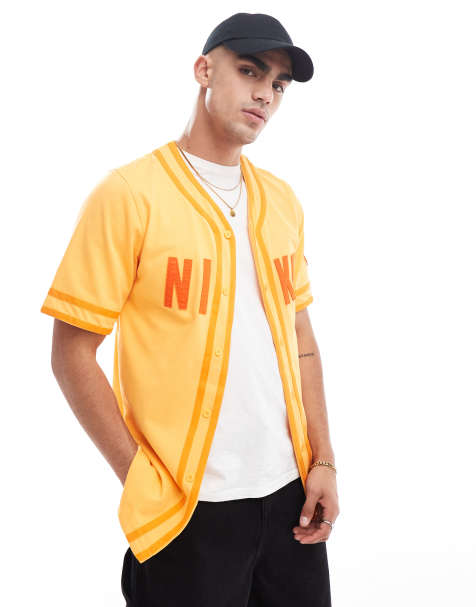 Nike Baseball jersey in orange - view 1