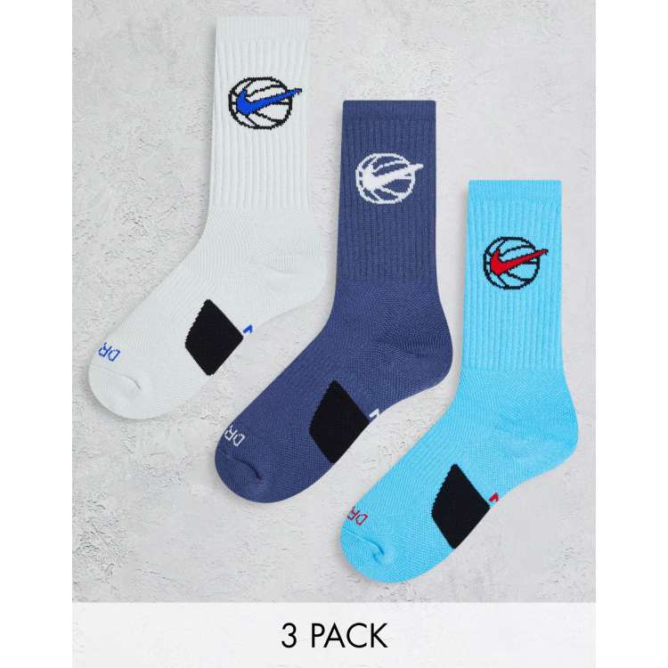 Light blue outlet basketball socks