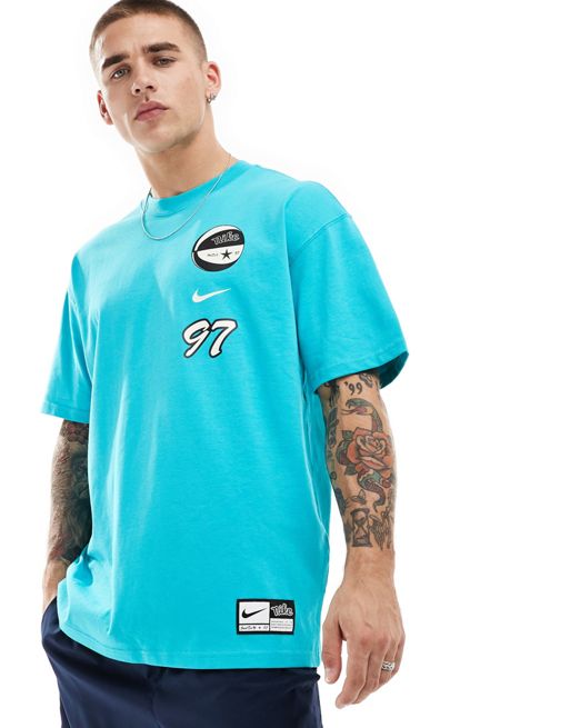 Nike Basketball '97 graphic T-shirt in teal