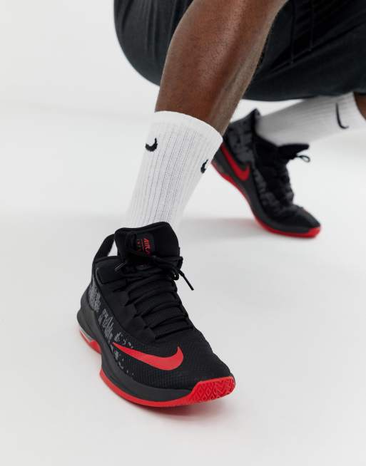 Nike Basketball Air Max Infuriate 2 sneakers in black ASOS