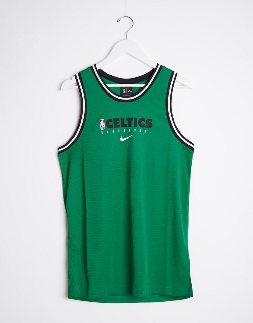 Nike Basketball - Boston Celtics NBA - Canotta con logo Swingman verde