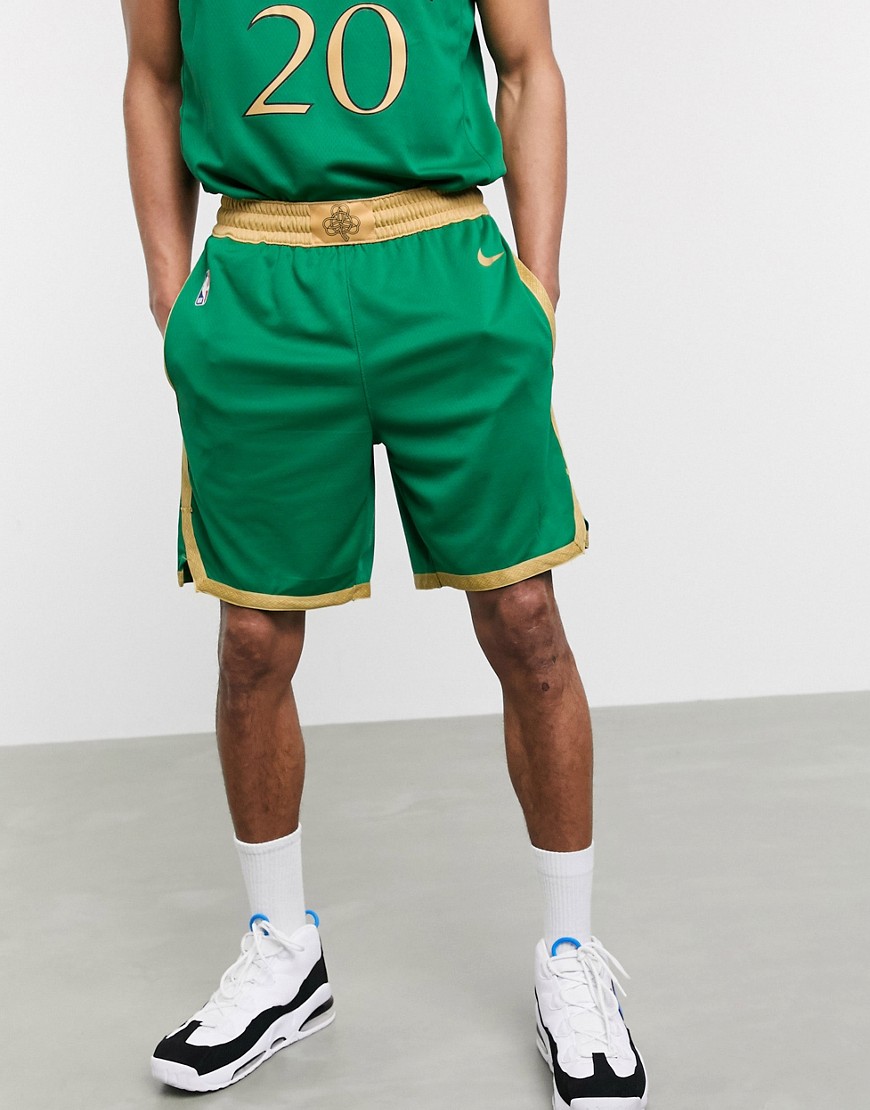 Nike Basketball – Boston Celtics NBA – Gröna shorts