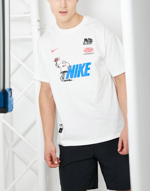 Nike Basketball – BYTC Premium Max – T-Shirt in Weiß mit Grafik, 2 von 4