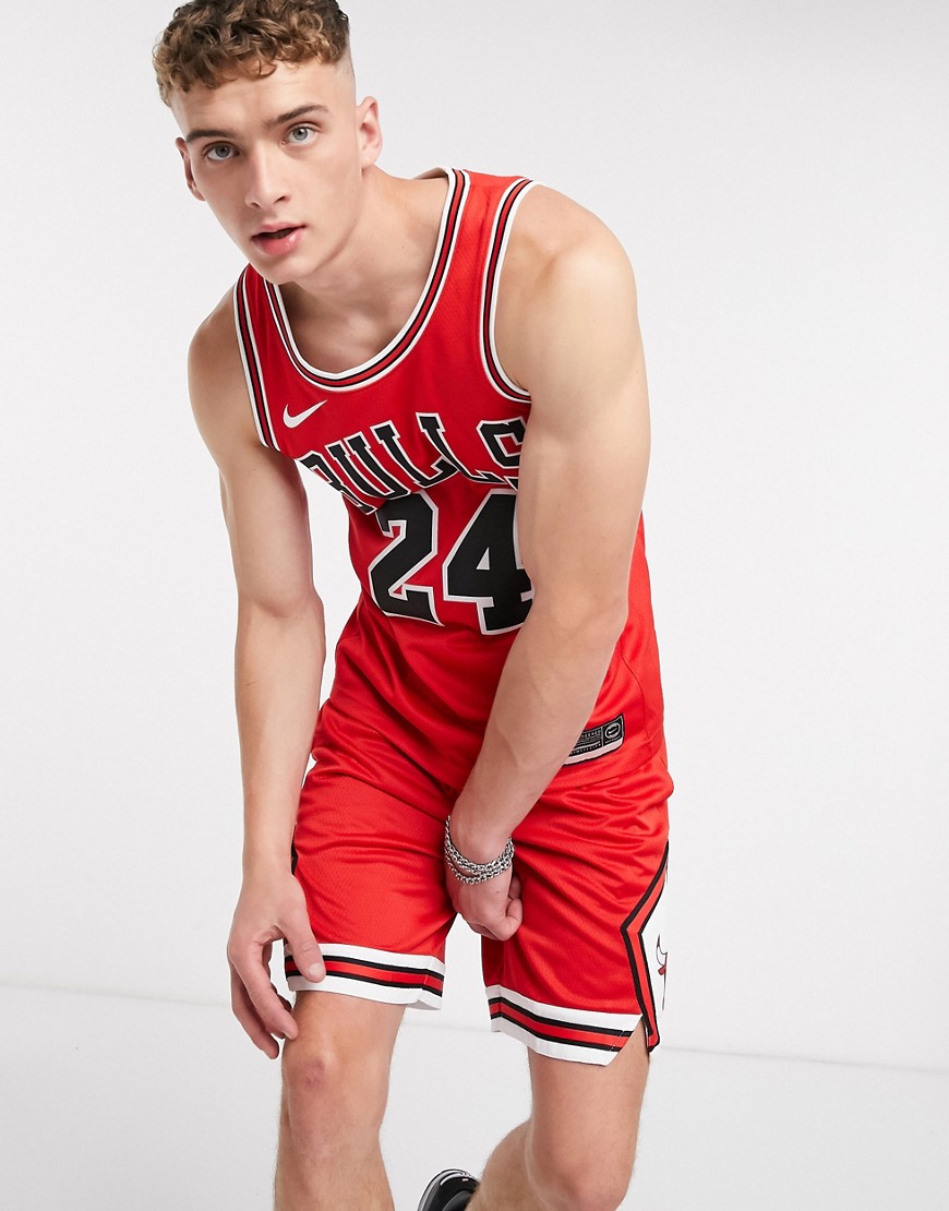 Nike Basketball – Chicago Bulls 'Lauri Markkanen' NBA – Rött linne med logga-Röd