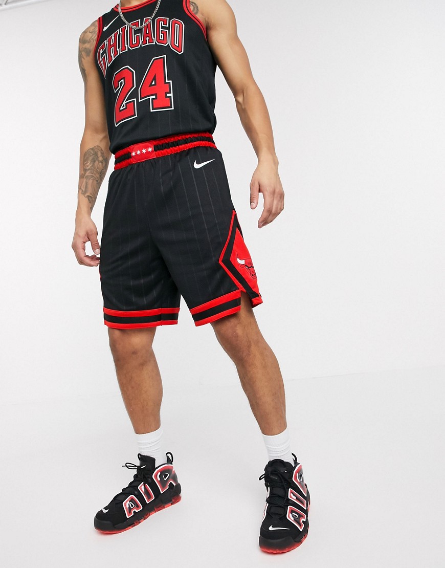 Nike Basketball Chicago Bulls NBA - Pantaloncini neri-Nero