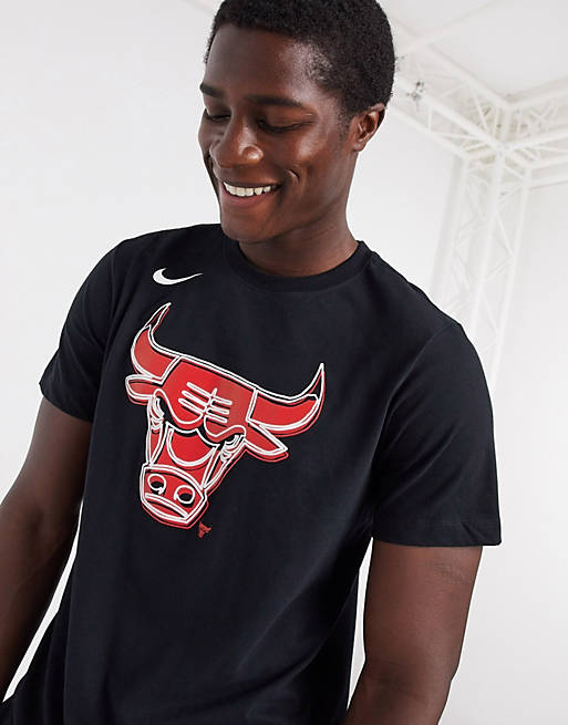 Nike Basketball Chicago Bulls t-shirt in black