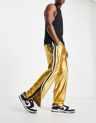 Nike Basketball Circa tear away pants in gold - ASOS Price Checker