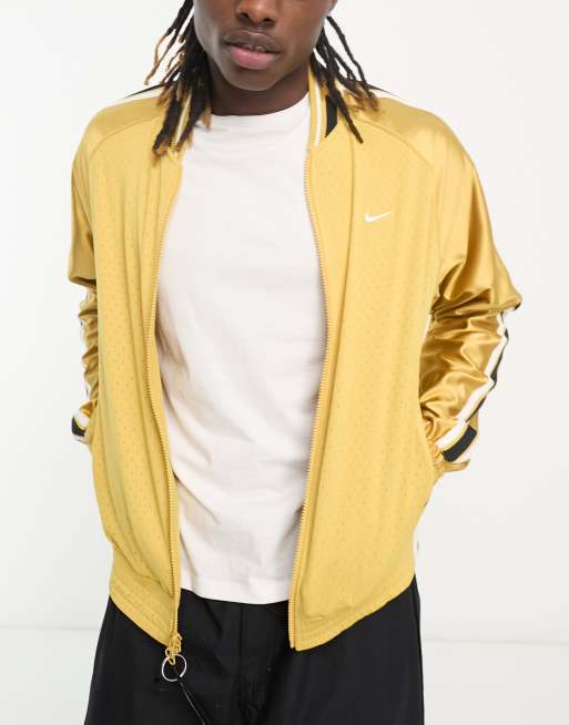 Nike gold jacket on sale