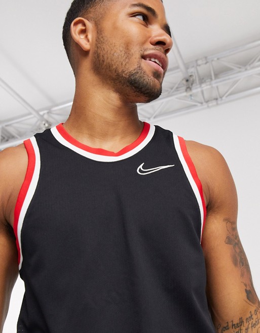 Nike Basketball classic jersey in black