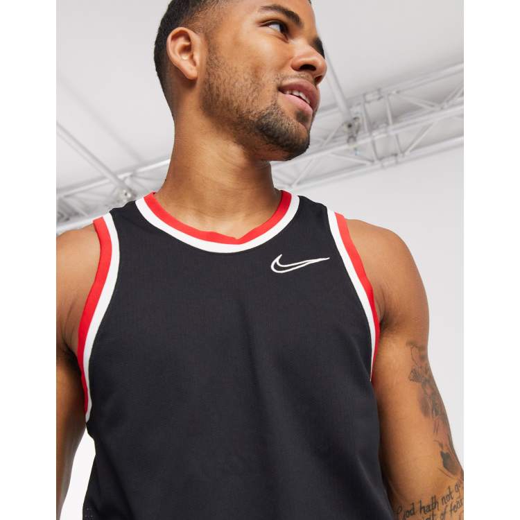 Nike black basketball outlet jersey