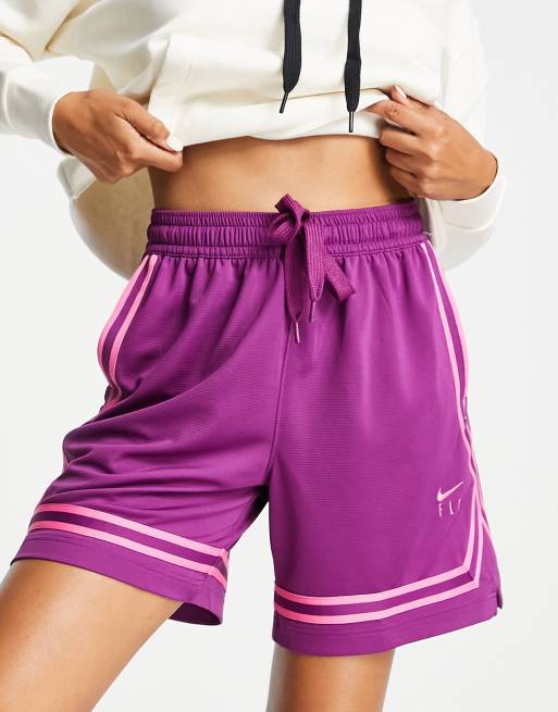 Nike purple cheap shorts womens