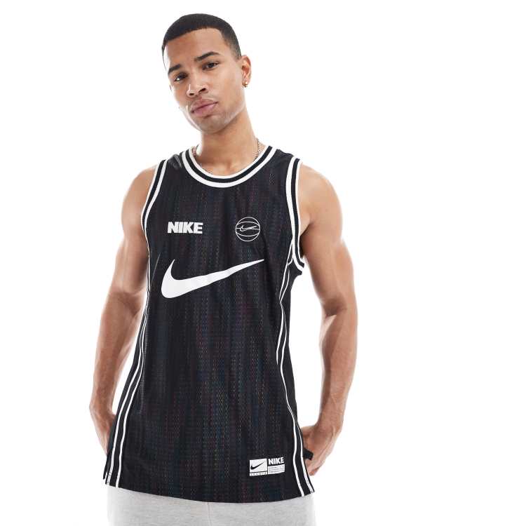 Black nike shop basketball jersey