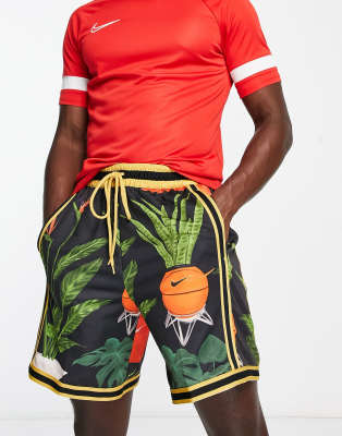 Баскетбольные шорты Nike DNA+ Greenery черного цвета