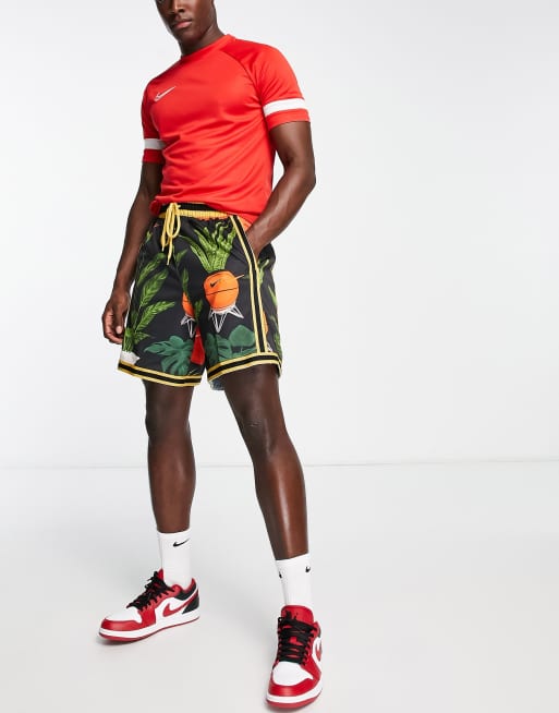 Nike Basketball DNA+ Greenery shorts in black | ASOS