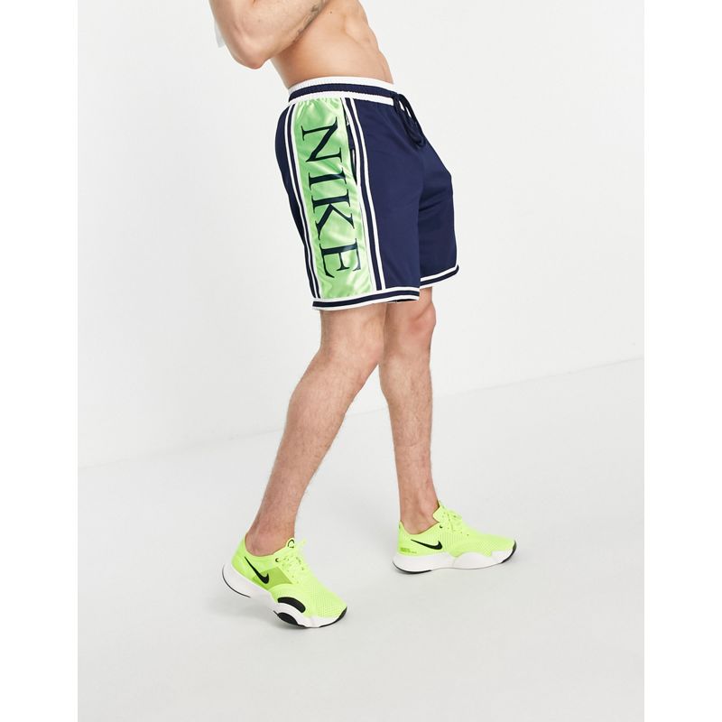 Uomo fGXSh Nike Basketball - DNA - Pantaloncini blu navy con logo