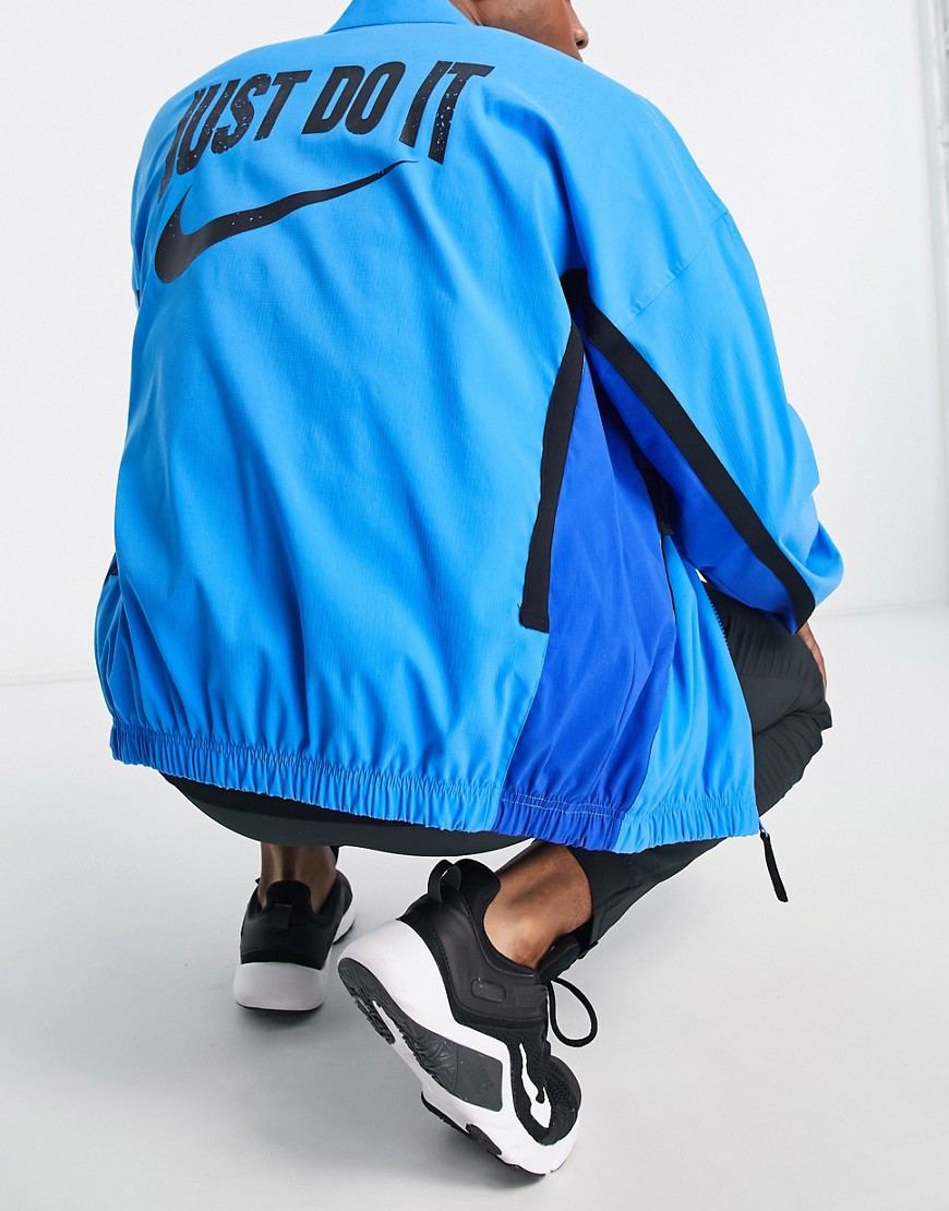 Nike Basketball Dna Woven Jacket In Blue