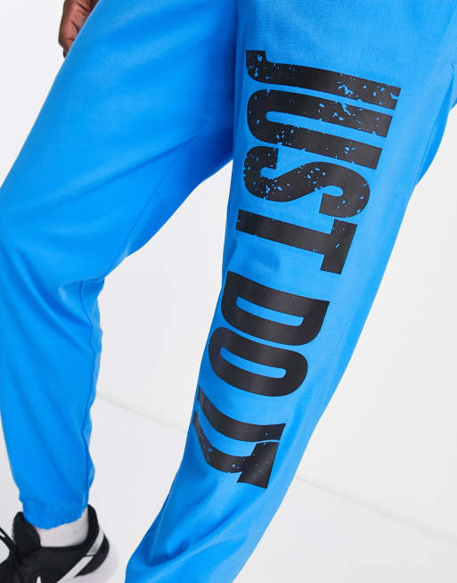 Nike Basketball DNA woven sweatpants in blue