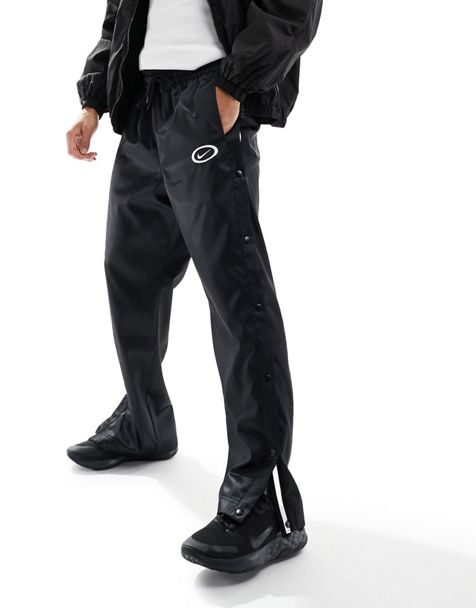 最新な Men Oakley Pants nylon - jogger Track Nylon pants NAVY パンツ