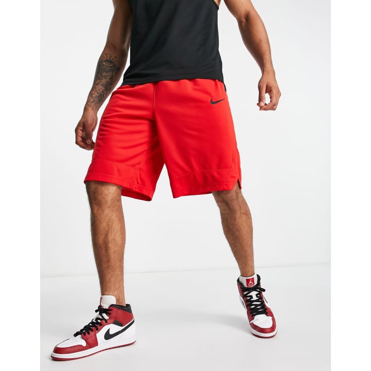 Red nike shorts for hot sale men